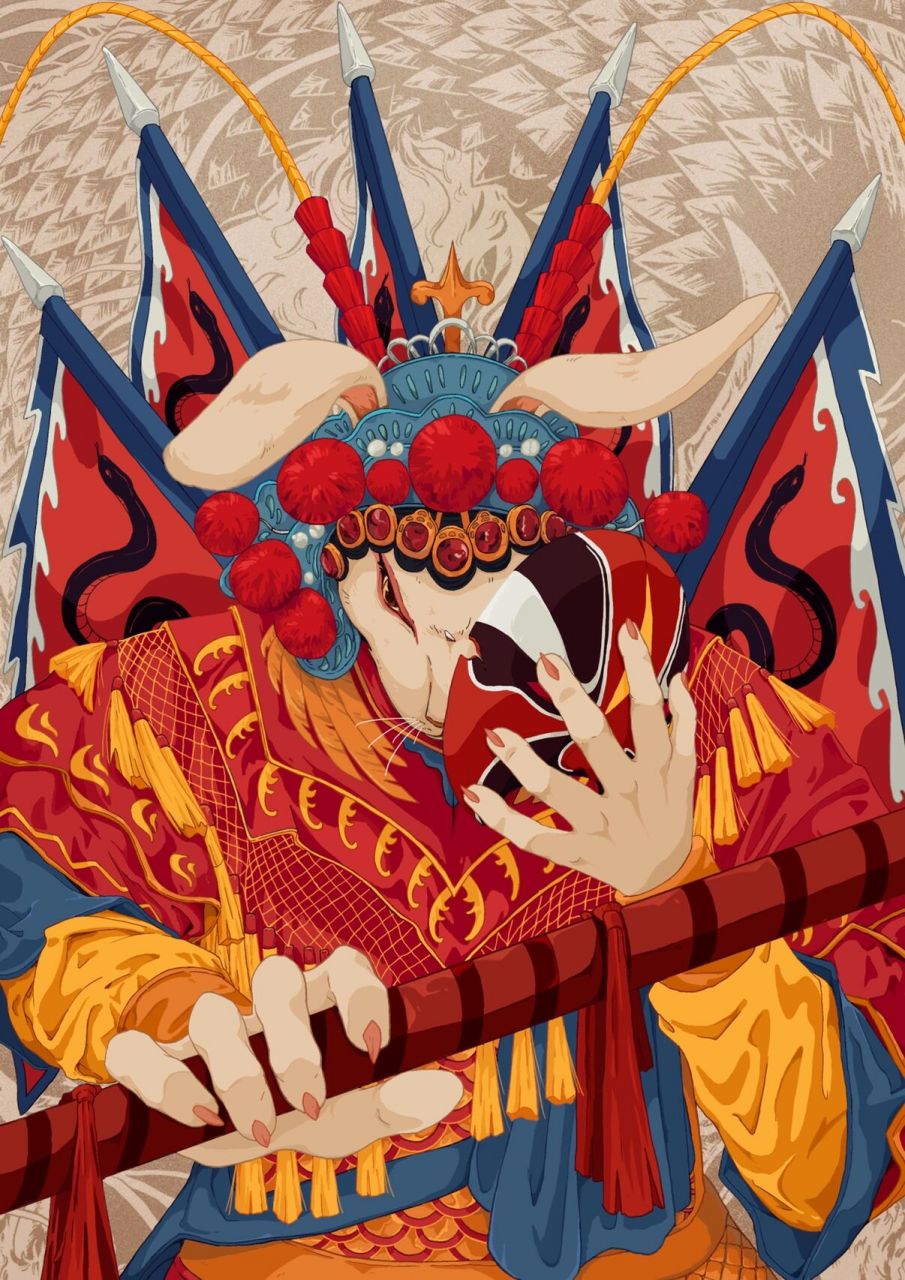 兔年国潮京剧系列大合集 (好想说一句,我的流量怎么突然没了发出来的