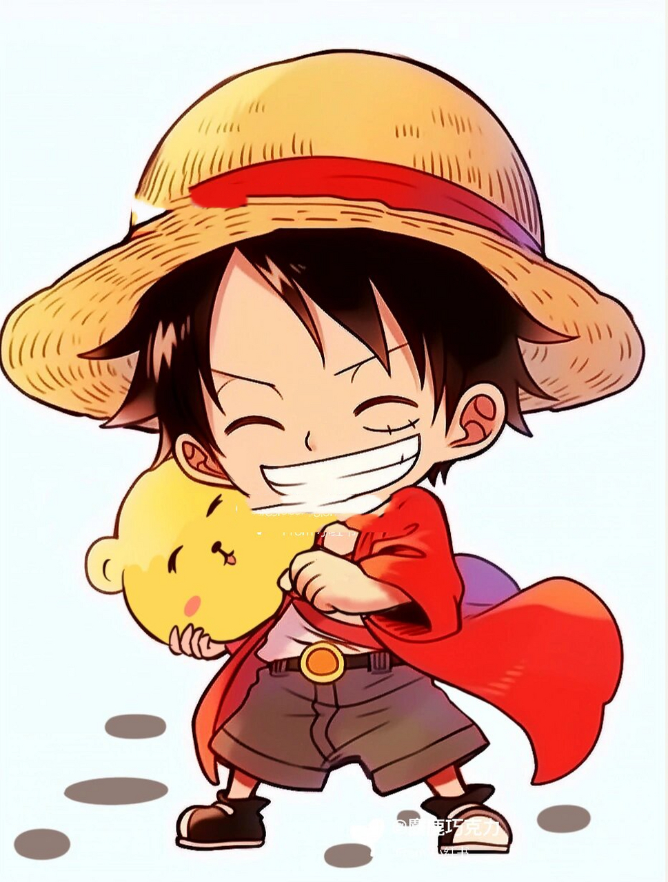 q版漫画手绘-海贼王 海贼王路飞q版漫画需要更多漫画素材请私信 收藏
