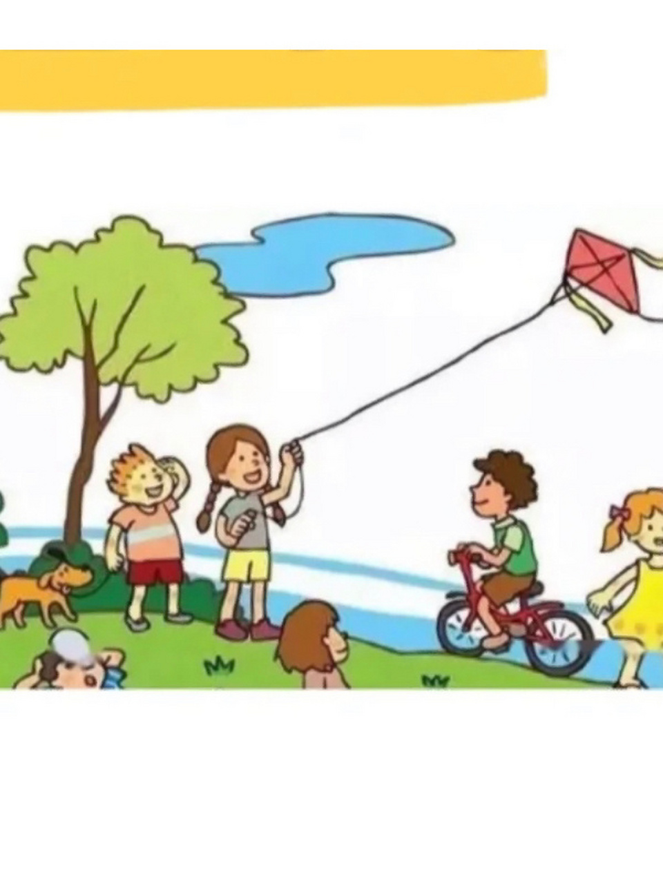 看图写话 春游 动脑想一想. 1.这是什么季节?什么时间? 2.