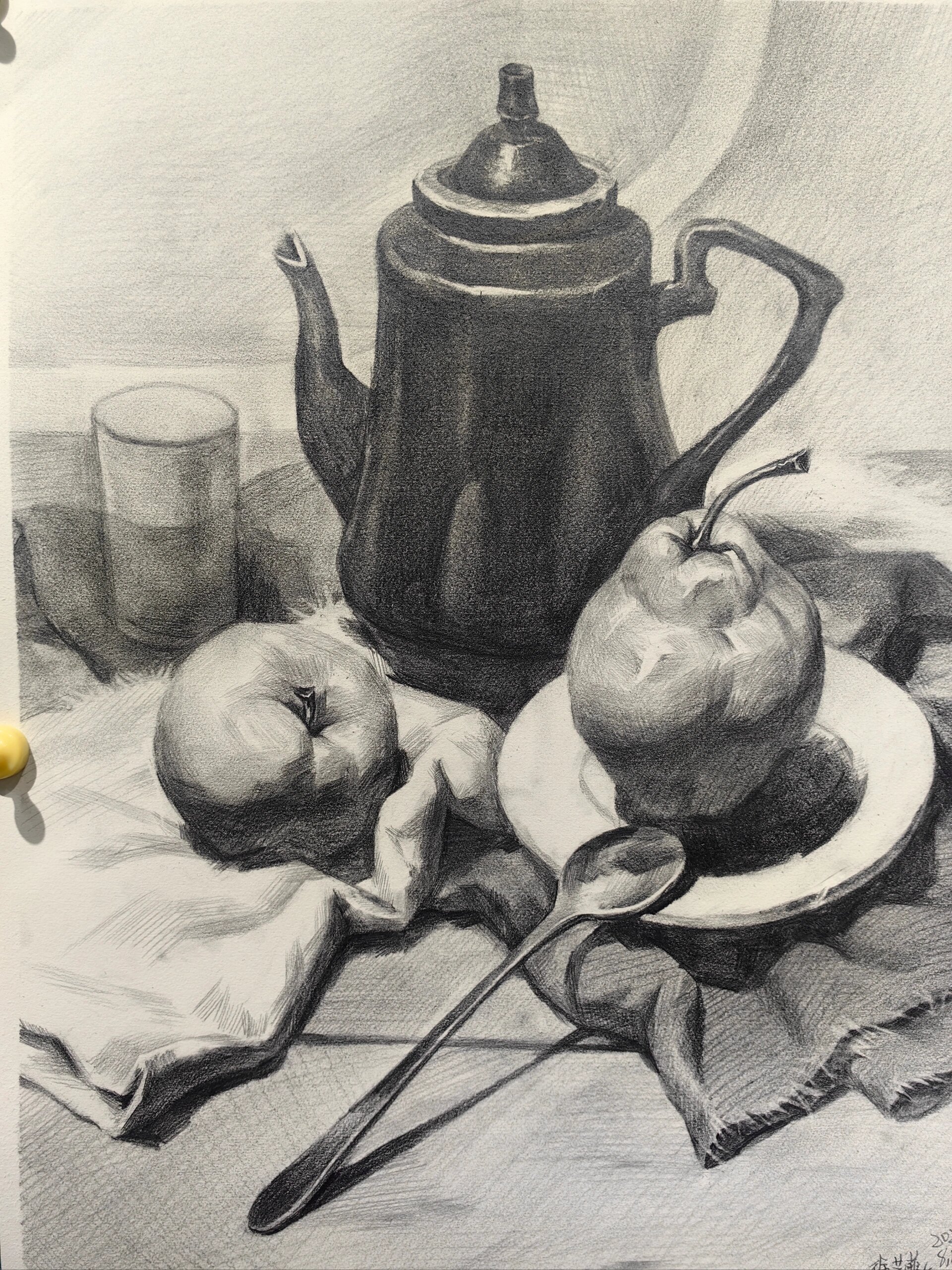 素描静物组合学生作品小集
