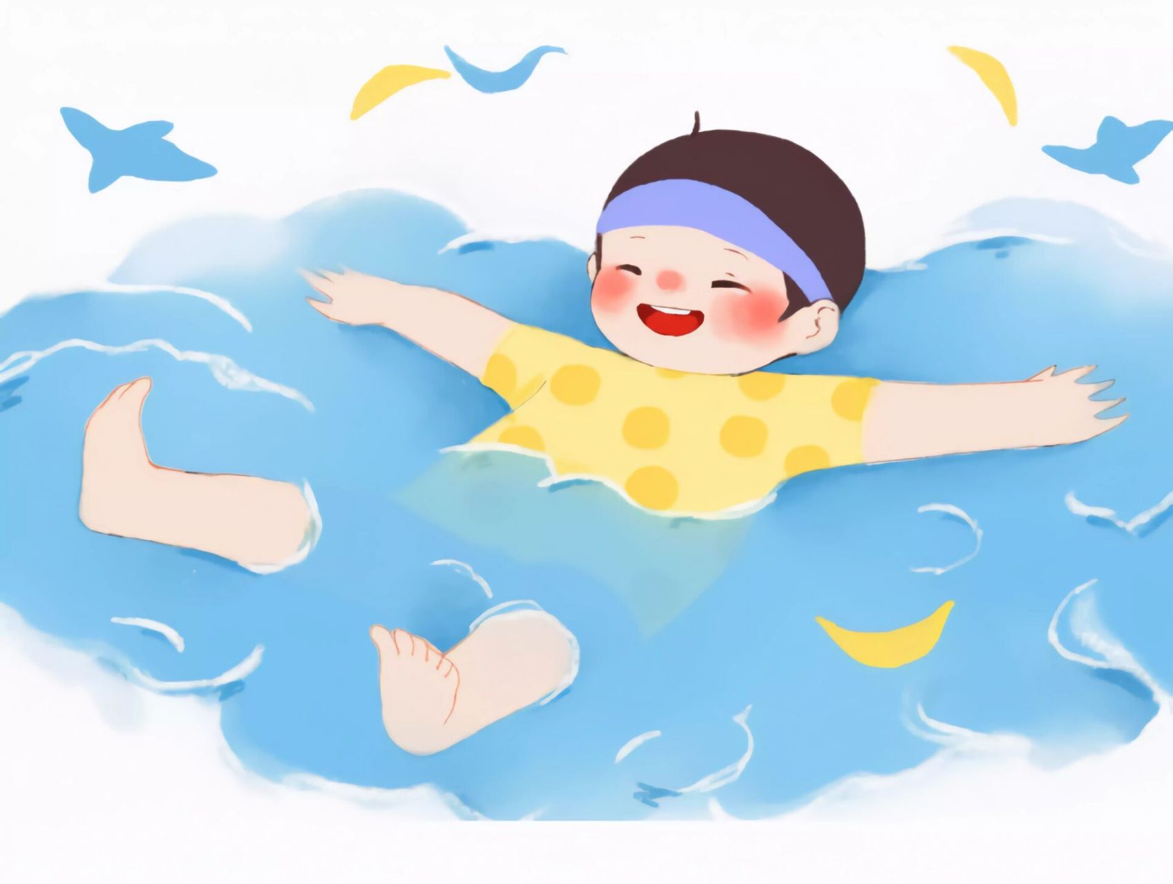 97卡通风|夏日卡通游泳人物91 hello,小伙伴们,今天给大家分享