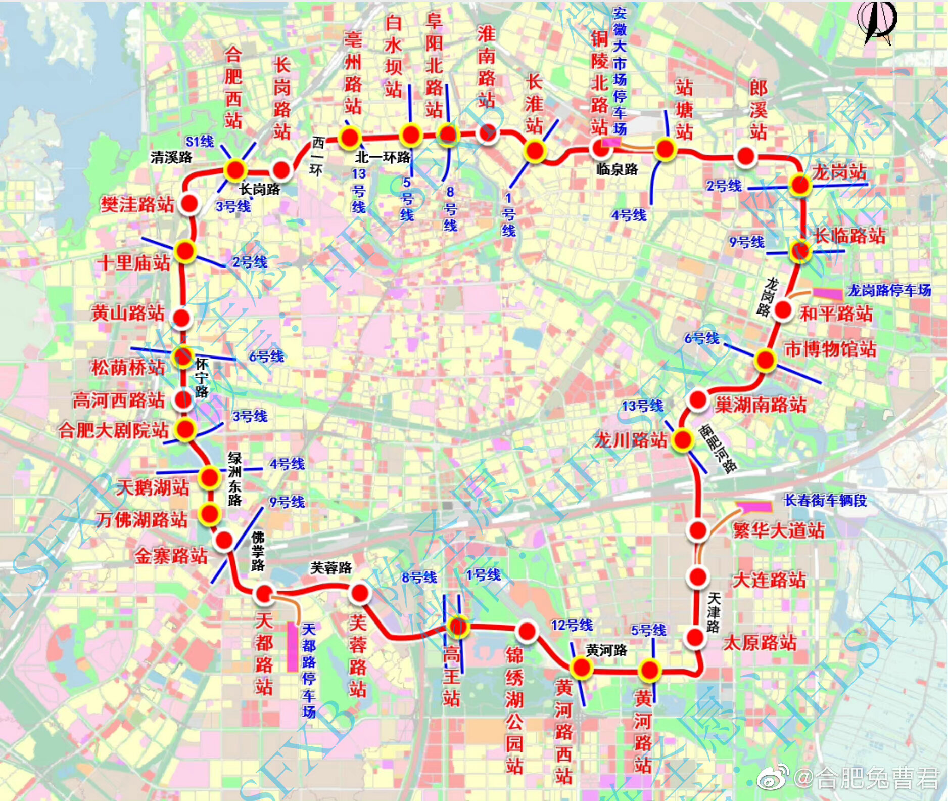 合肥地铁2号线延长线图片