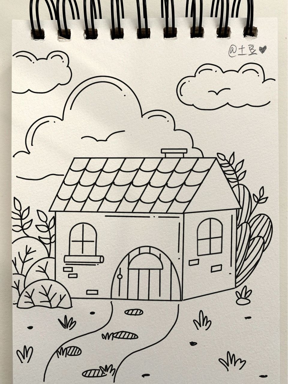 简笔画合集 画了这么多房子,真的成就感满满