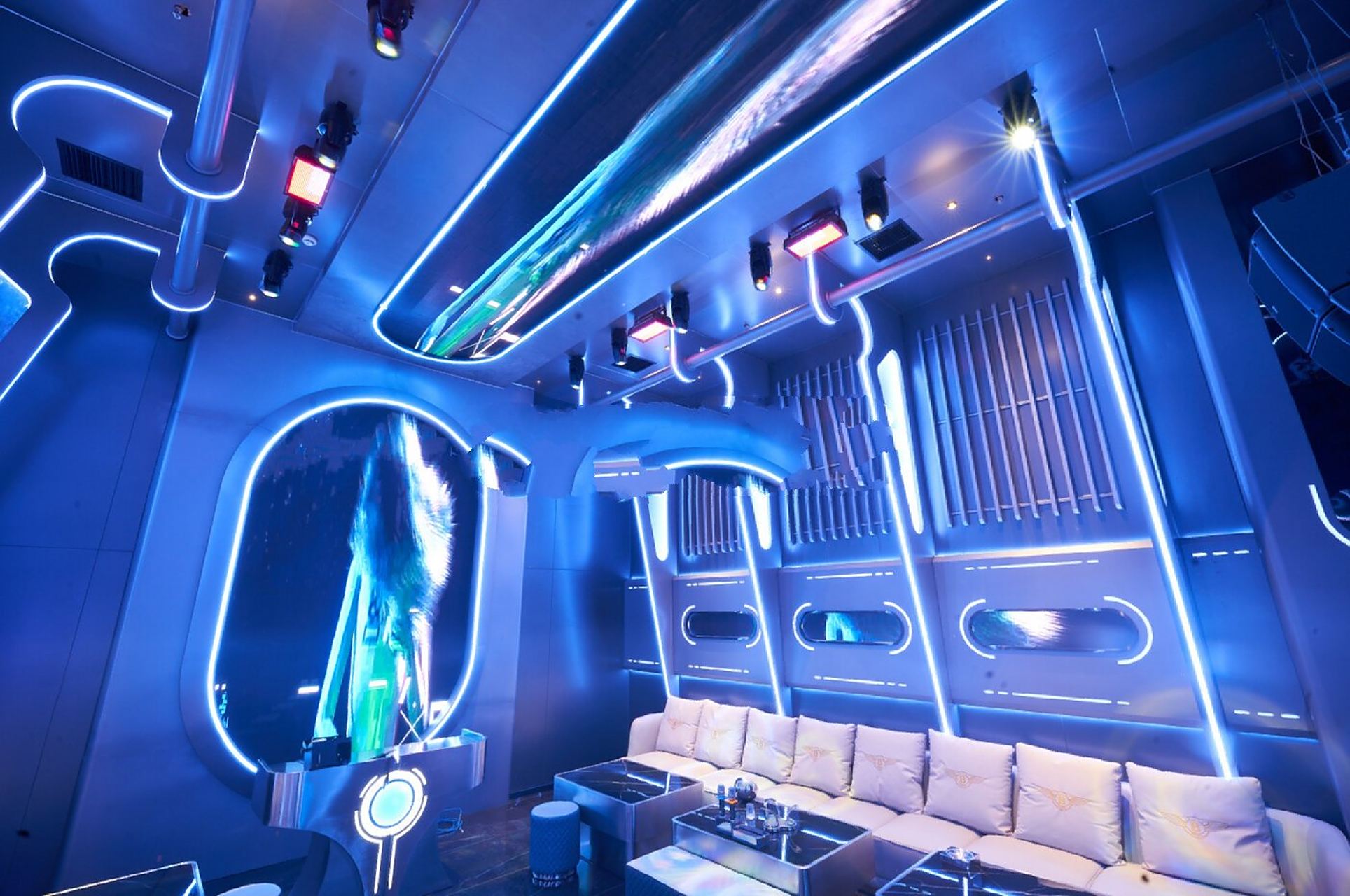 ktv包厢4米高,模块化电音房落地效果 模块造型效果1比1还原,再大再高