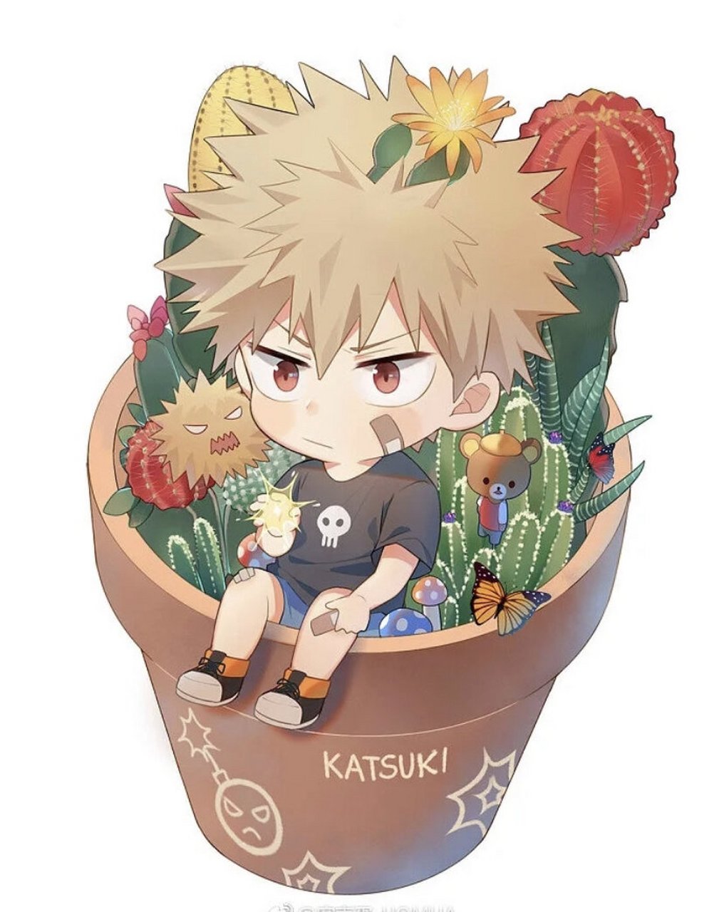 q版动漫男生全身临摹素材分享