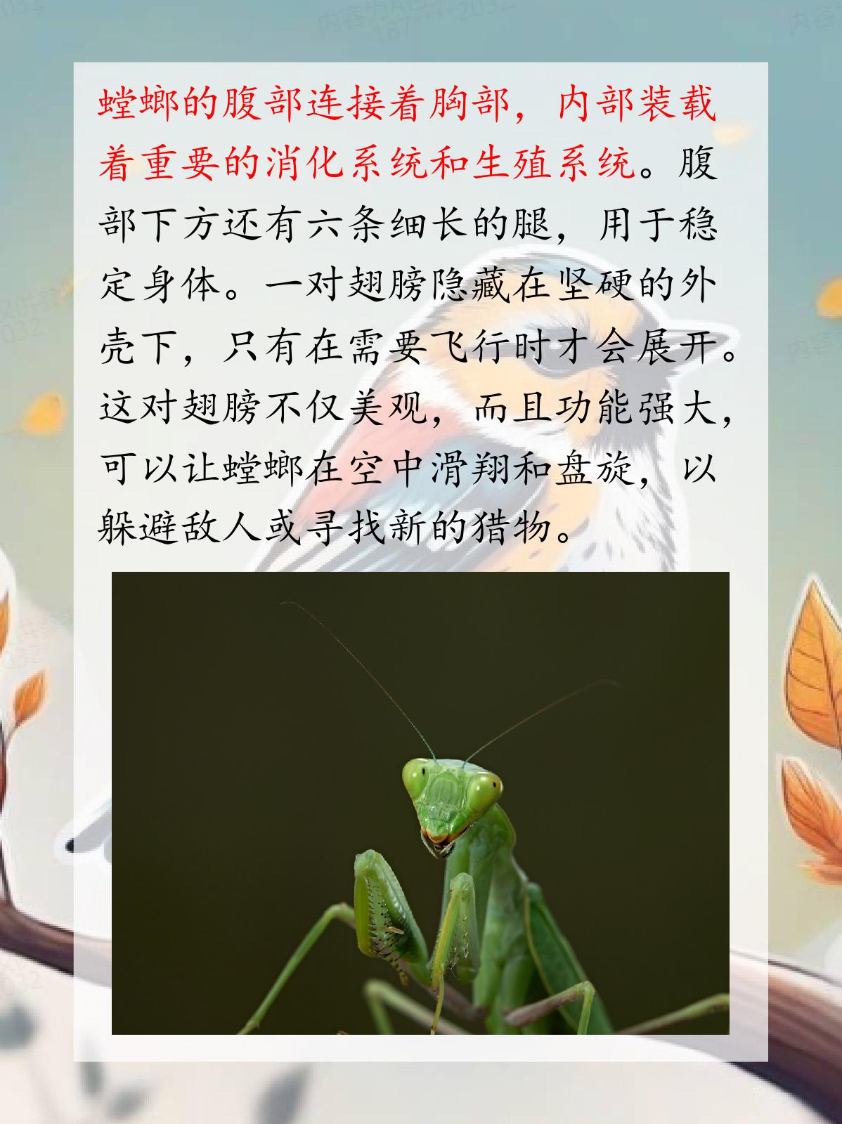 螳螂被动孤立无援介绍图片