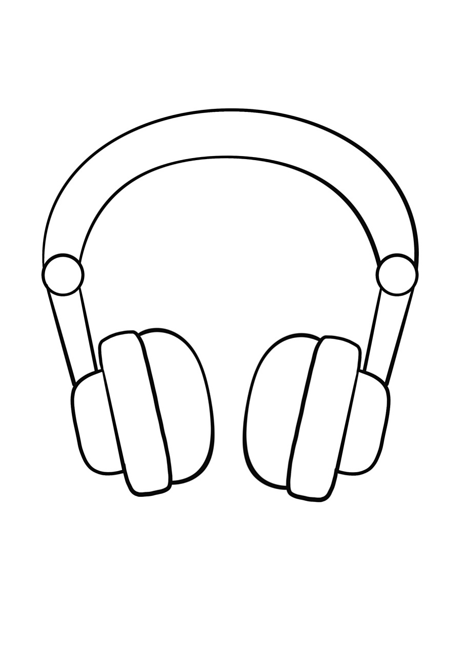 简笔画教程分享 耳机