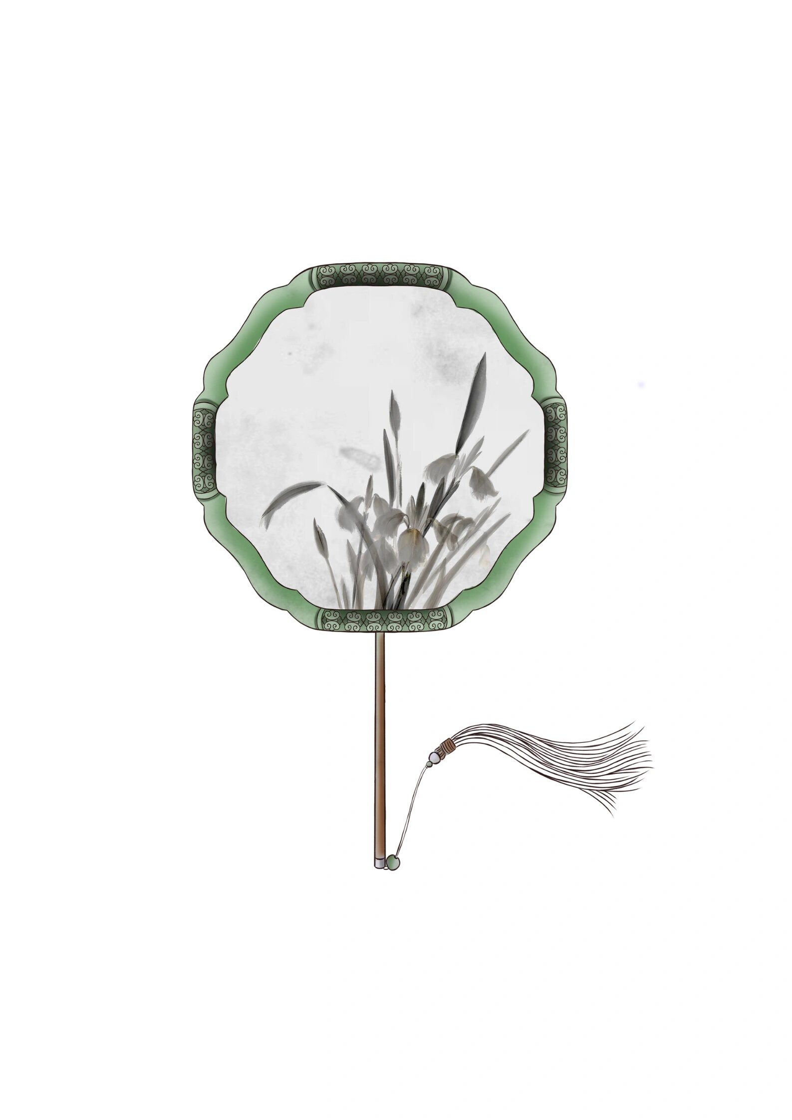 古风团扇 | 中国风团扇国潮扇子免扣png素材