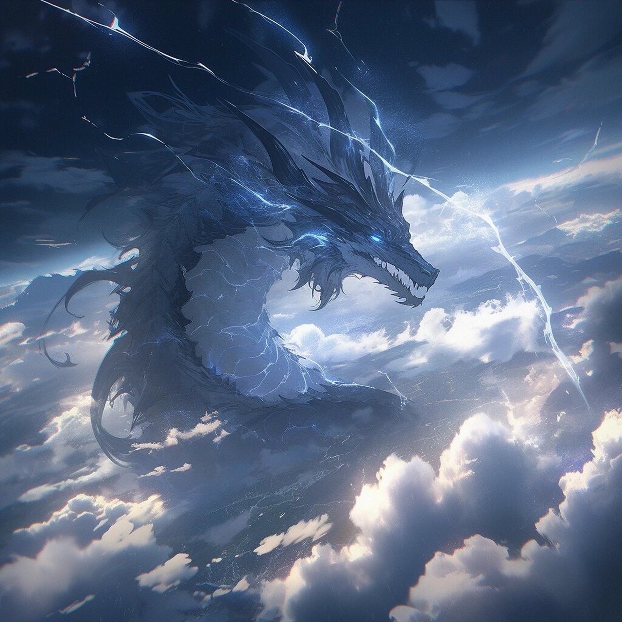 龙系列 在天际遨游的闪电魅影