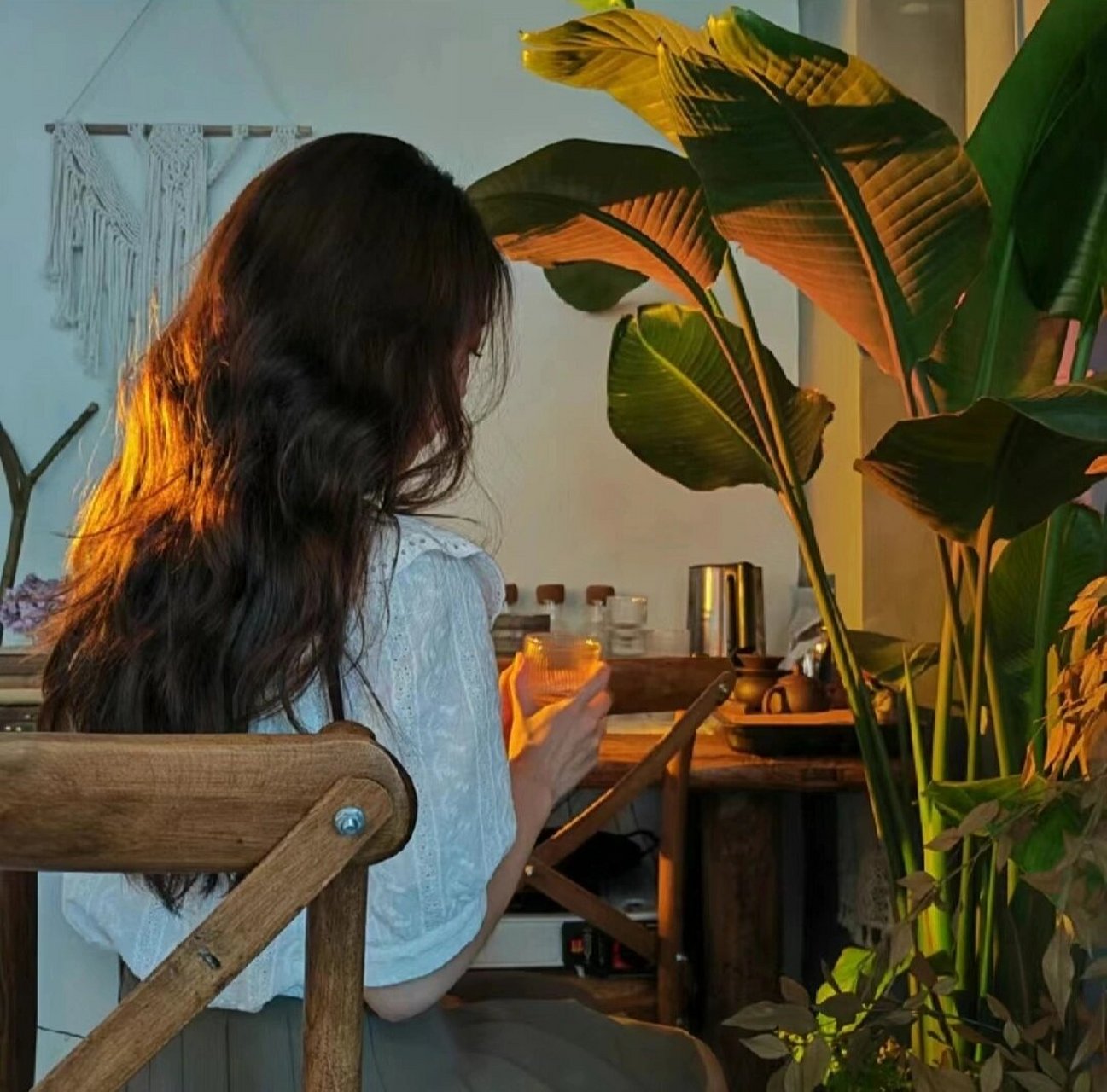 女生·背影头像 ins风小众女头