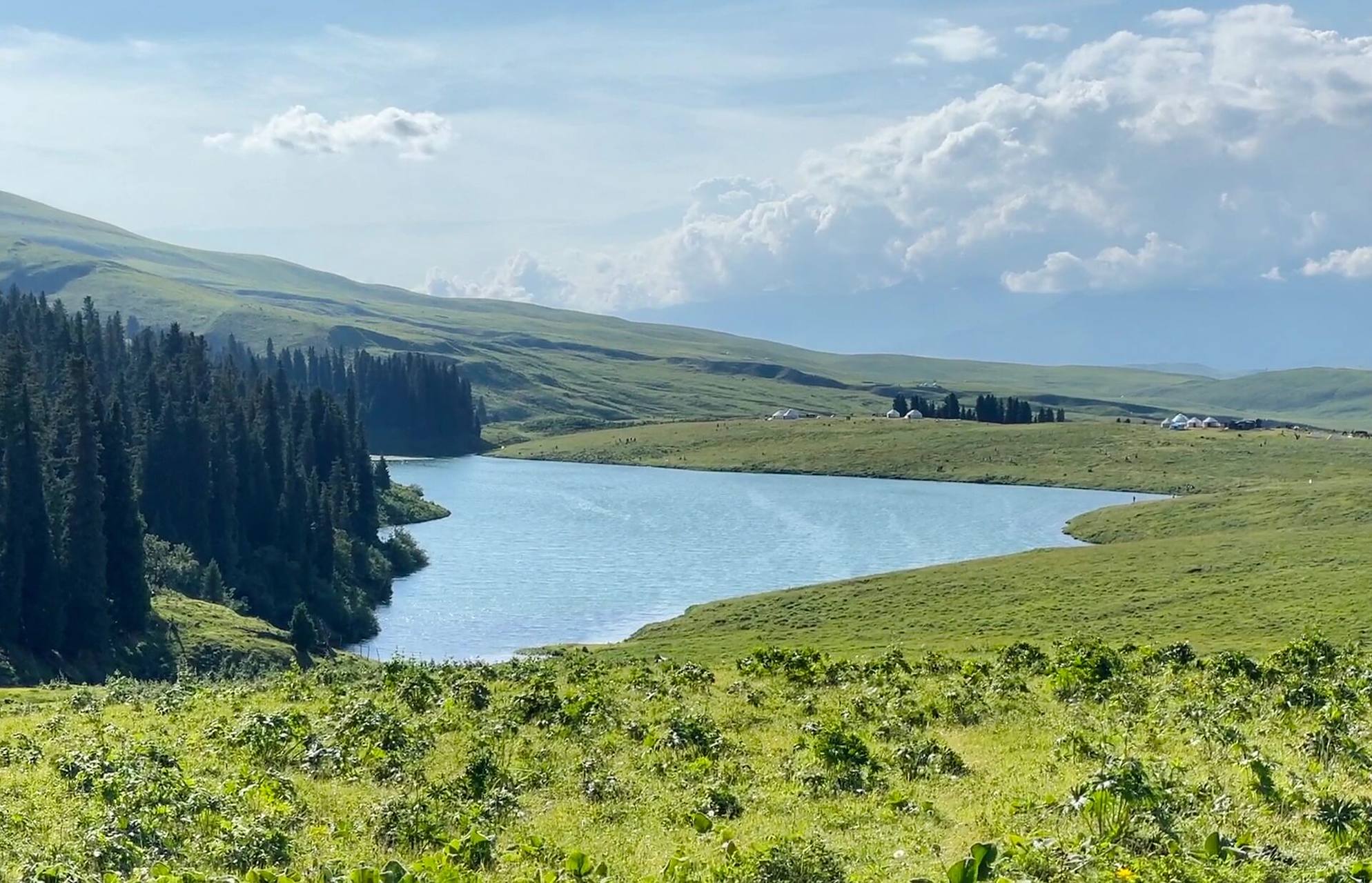唐布拉仙女湖的最实用攻略  攻略:上去仙女湖之前可以沿着百里画廊再