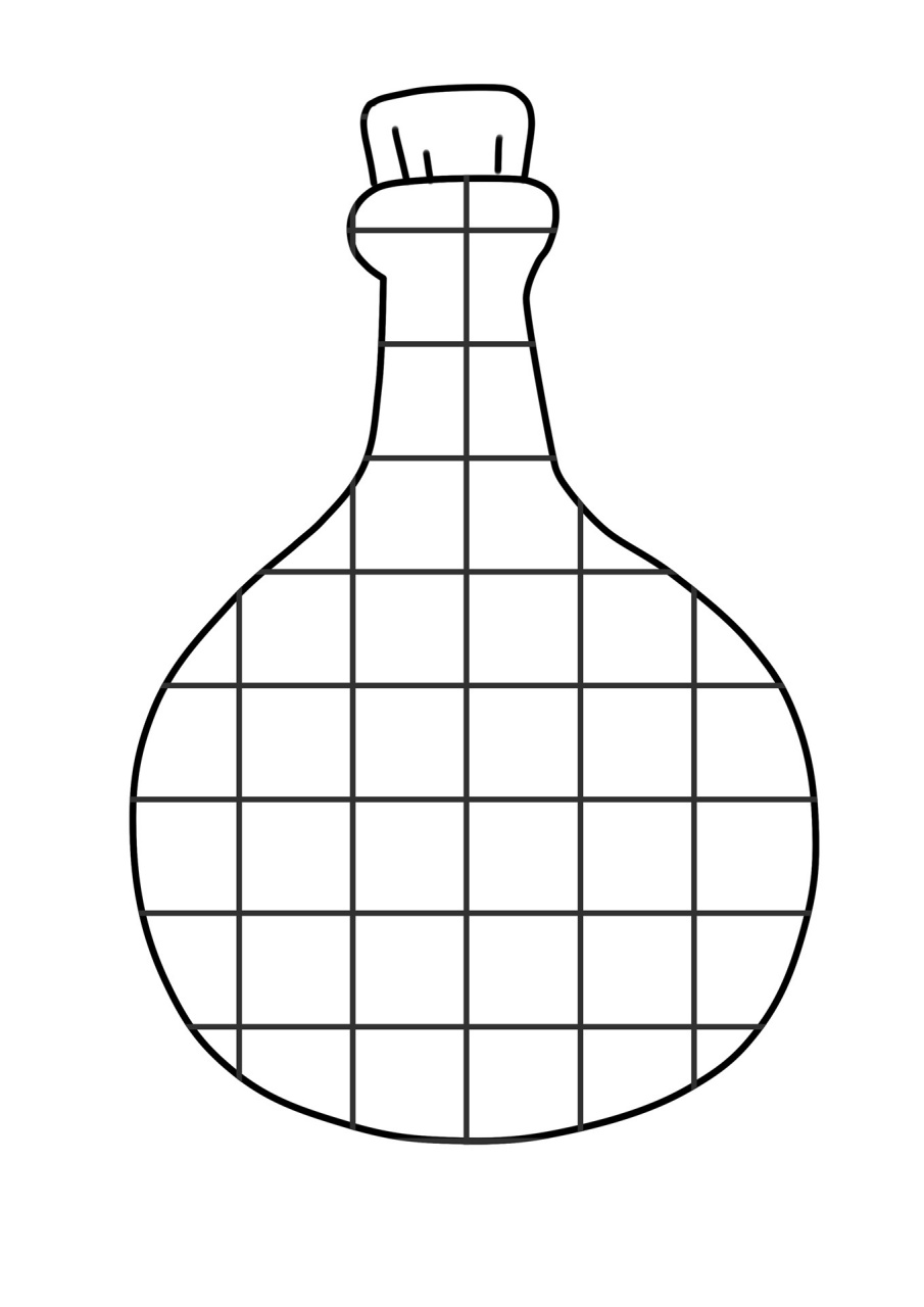 各种形状的瓶子格子画 各种形状的瓶子格子画