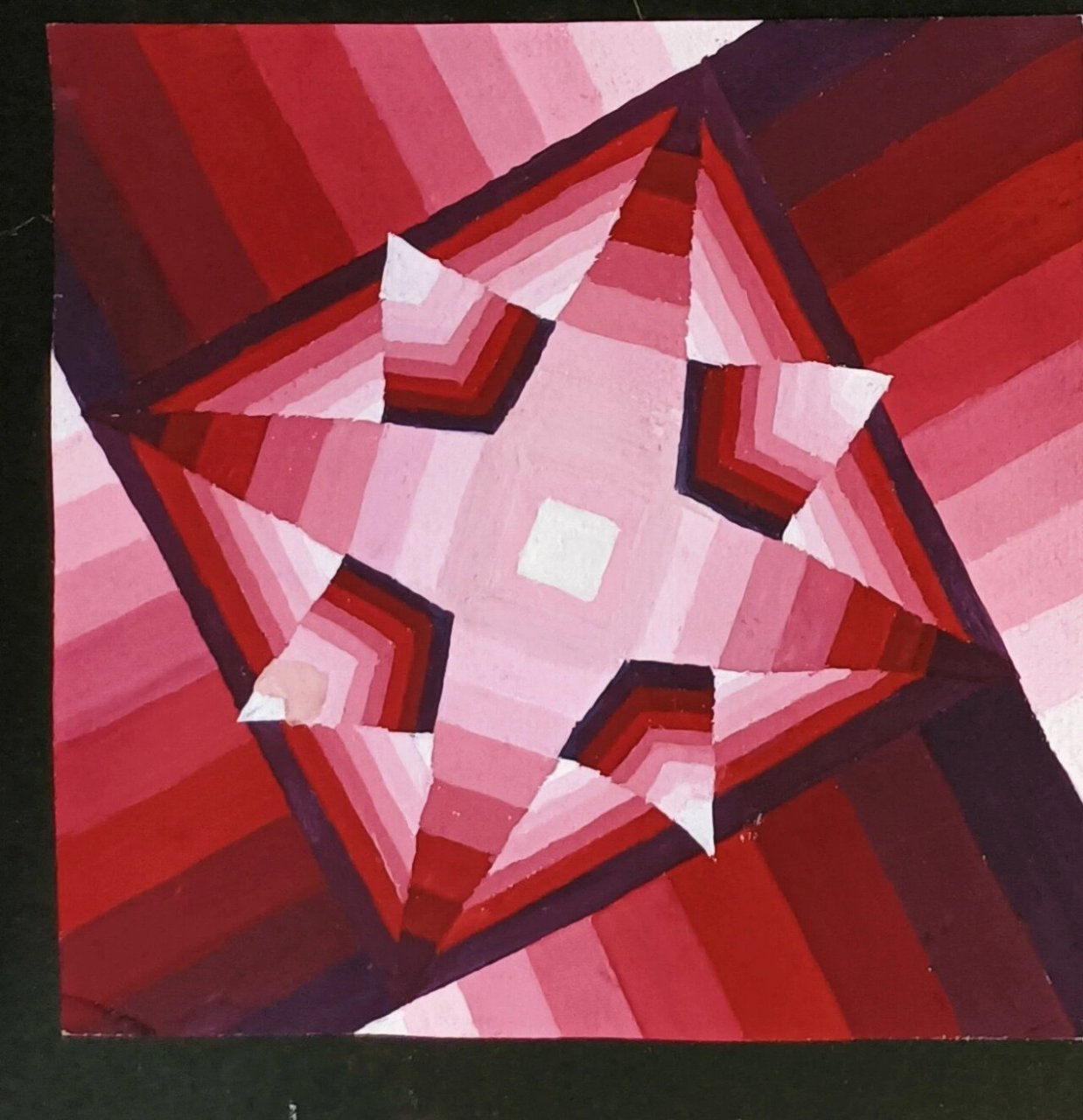 被老师评为高分的色构作业明度推移 上上周布置的明度推移,这三张都是