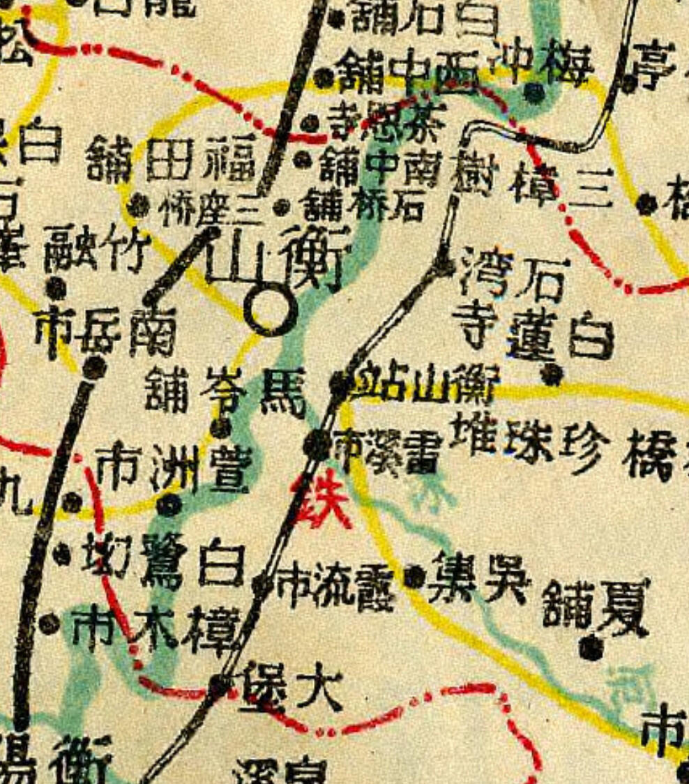 1947年湖南省全图 民国湖南老地图