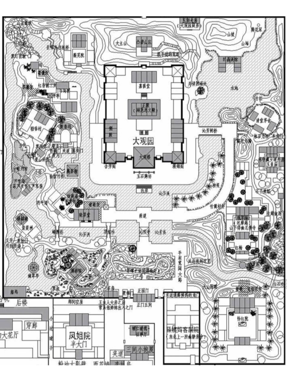 江南百景图|红楼梦大观园—应天府布局 复原《红楼梦》大观园,主要