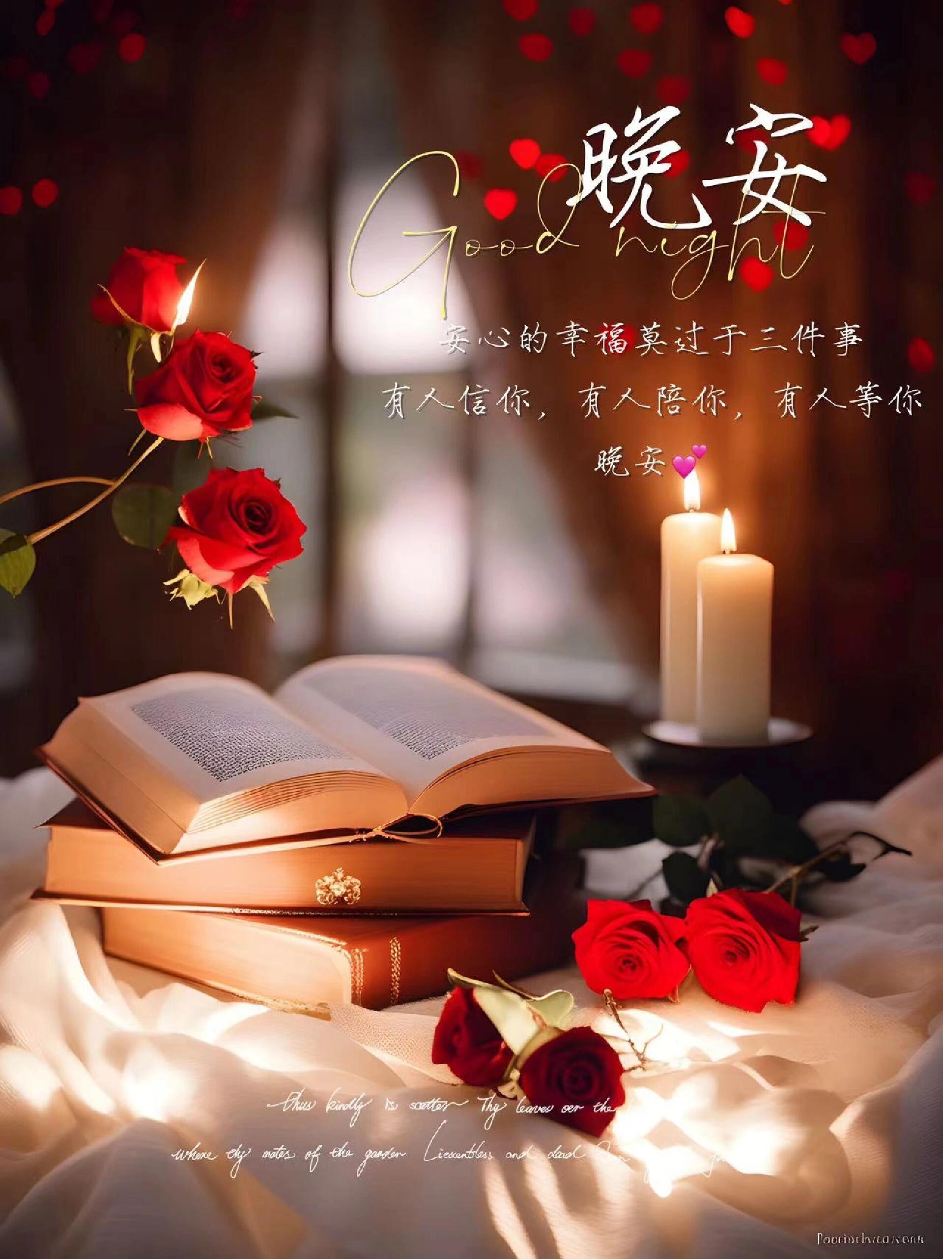 浪漫的晚安海报
