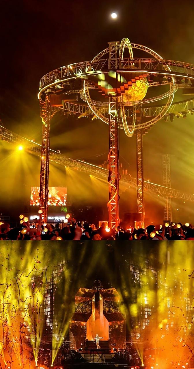 #华晨宇演唱会舞美像科幻大片# 在现场真的很震撼! #华晨宇演唱会舞美