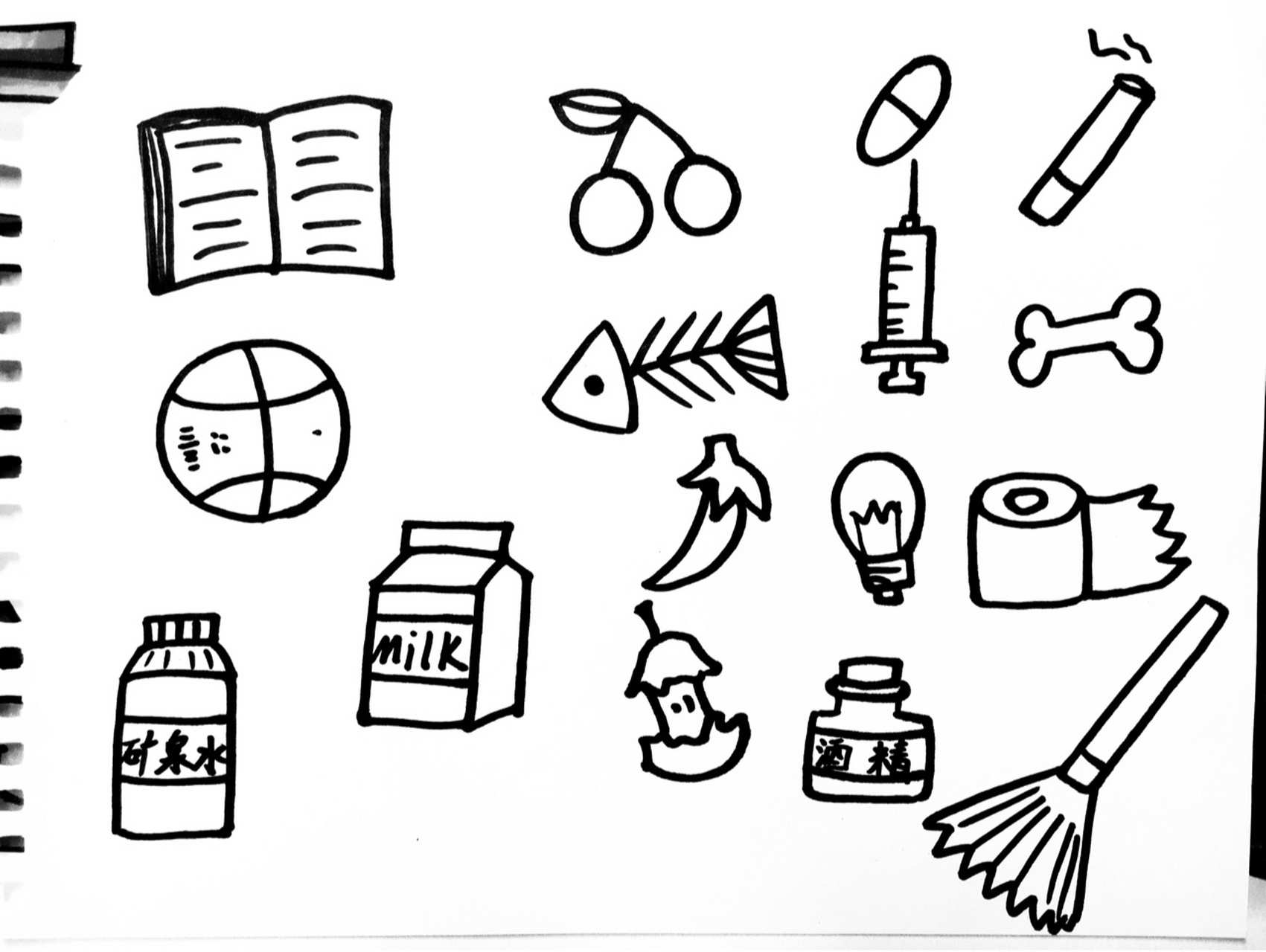 【垃圾分类7515】马克笔手绘画创意儿童画手工 垃圾分类创意儿童