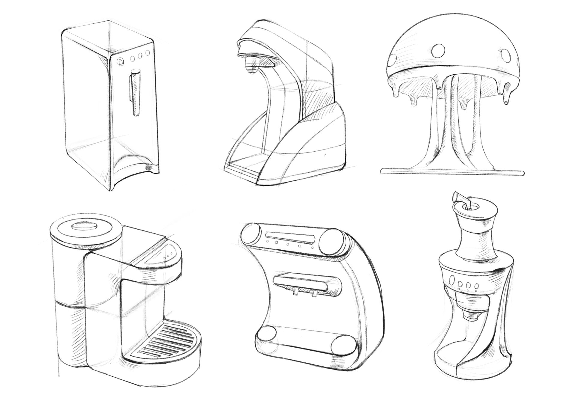 产品设计手绘净水机