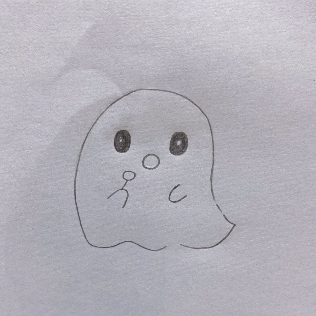 幽灵简笔画可爱吓人图片