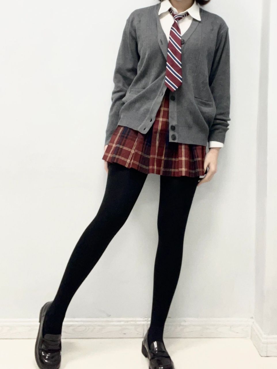 黑裤袜还不错 再暖一点我好露腿