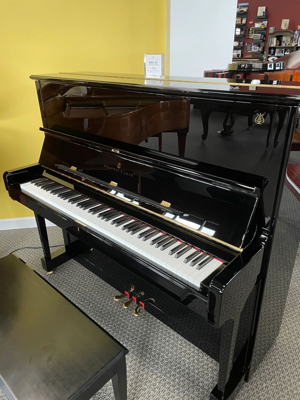 世界上最好的立式钢琴 施坦威k52 高度52英寸的k