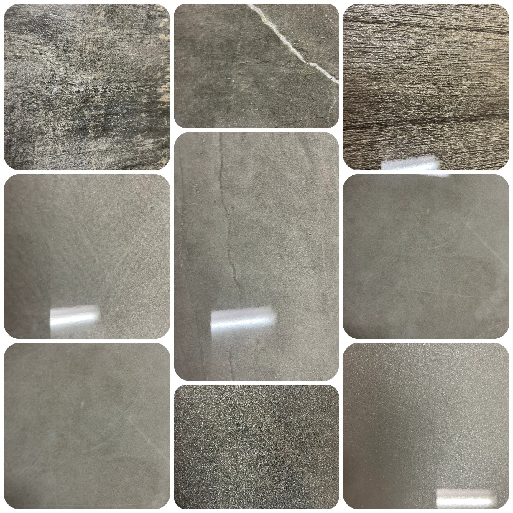 高光板材 高光板是使用密度板作为基材,再经过高温热压工艺制作而成的