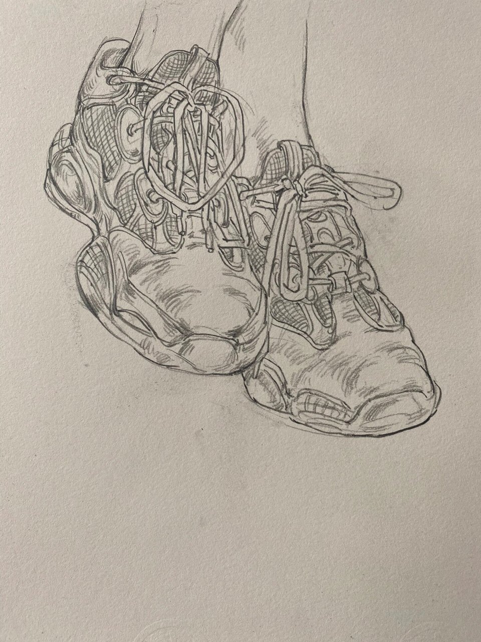 正面运动鞋画法示范高清步骤图