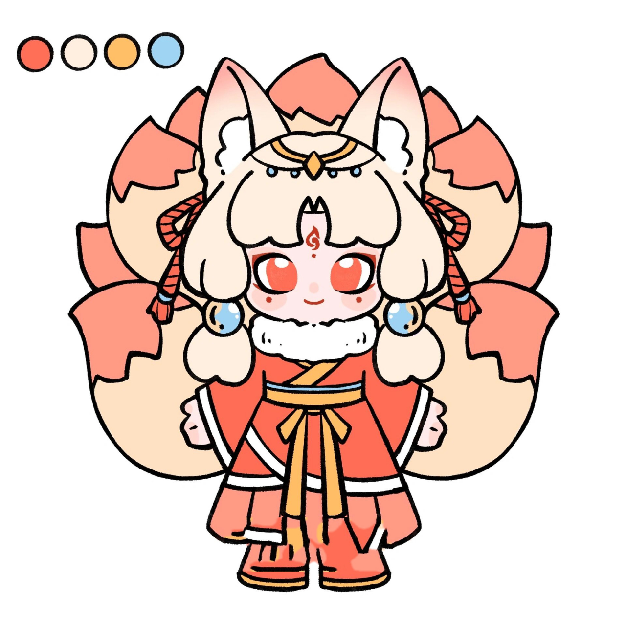 摸鱼|九尾狐 摸了一个小狐狸的ip