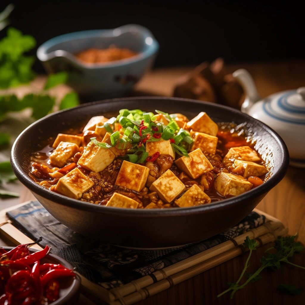 超级美味的麻婆豆腐🥰🥰🥰 咒语: 麻婆豆腐,中国美食摄影,美食