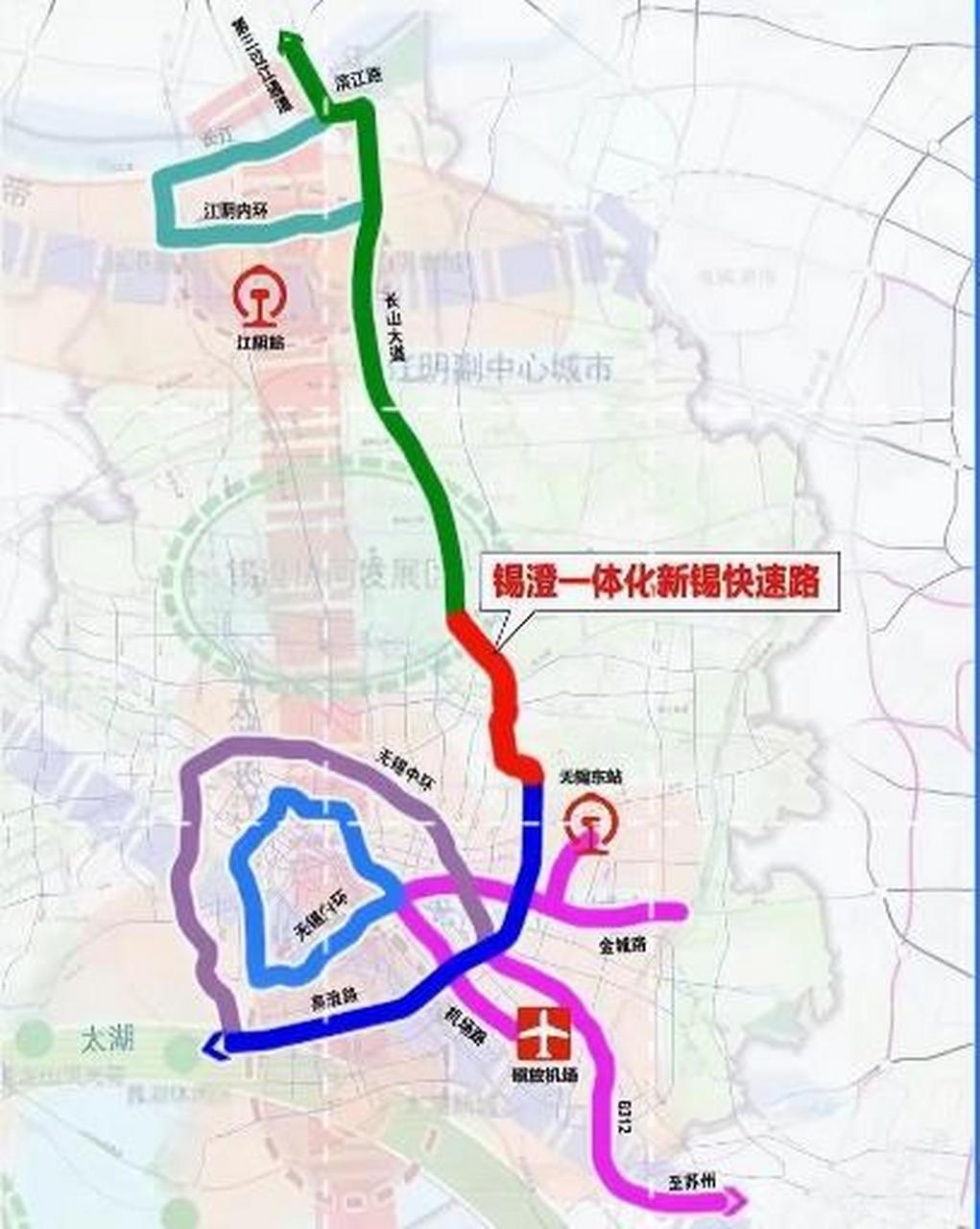 无锡新锡路北延规划图图片