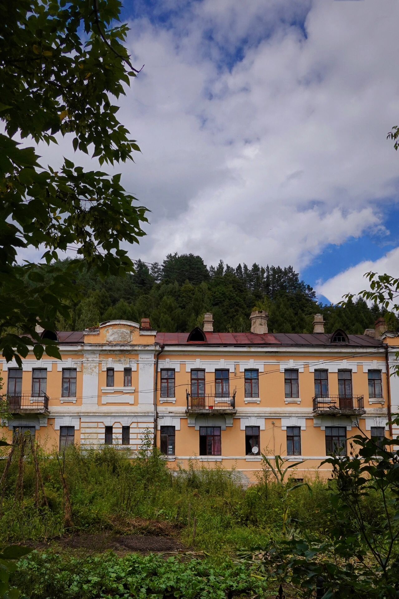牡丹江|横道河子中东铁路大白楼 建于1904年,建筑面积1038平方米,俄式