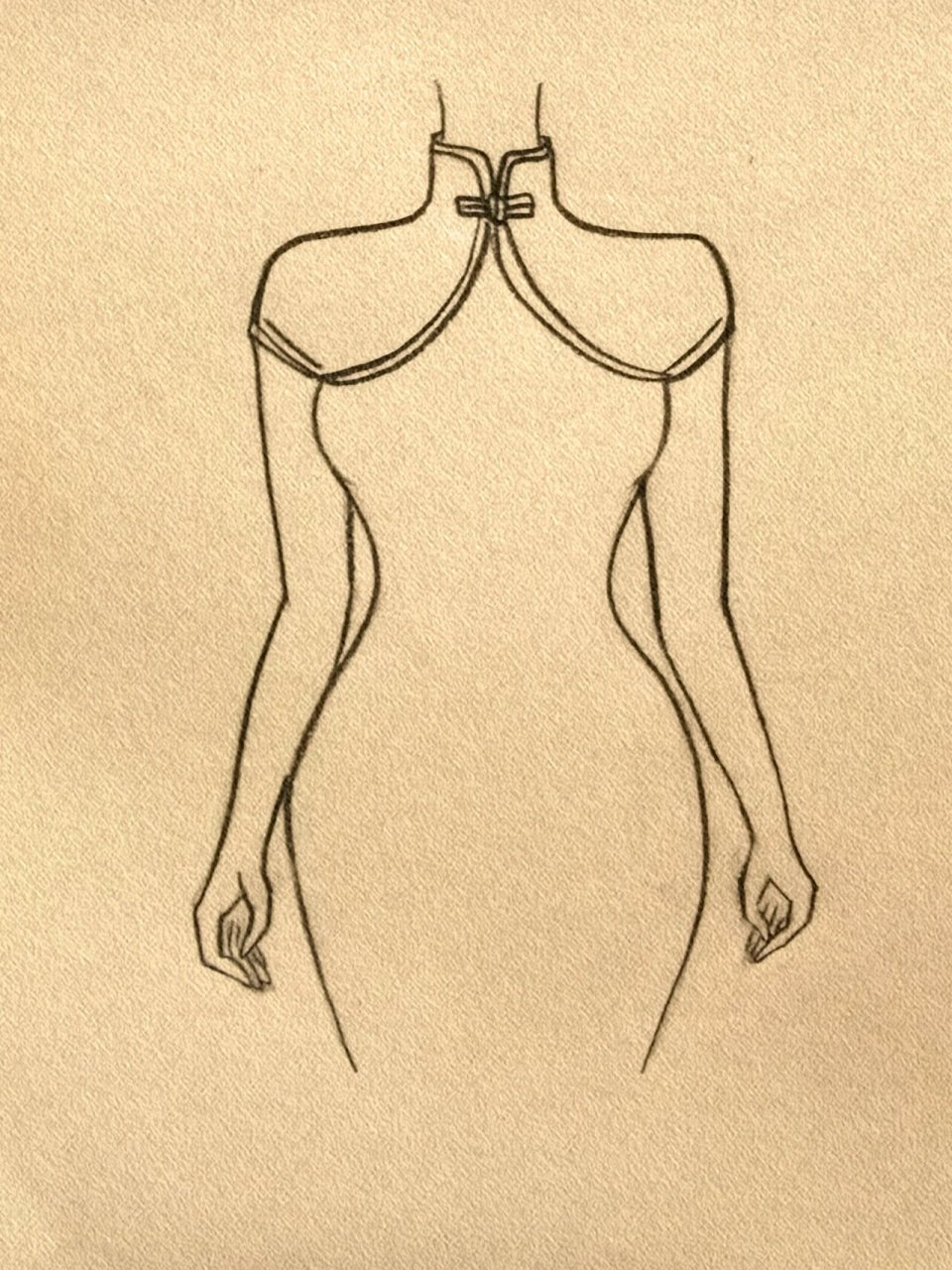 手绘穿旗袍女生【步骤图】