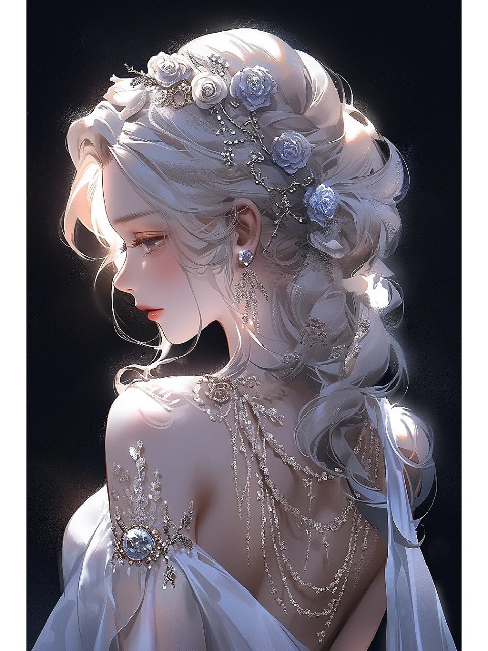 蓝玫瑰公主|头像 蓝玫瑰也叫蓝色妖姬 花语:蓝色 blue=because love