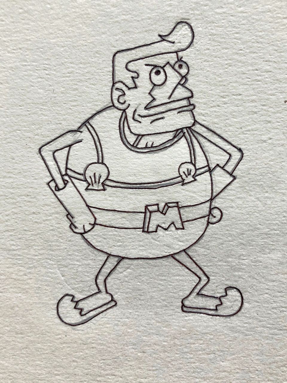 简笔画～海超人 海绵宝宝的偶像～海超人