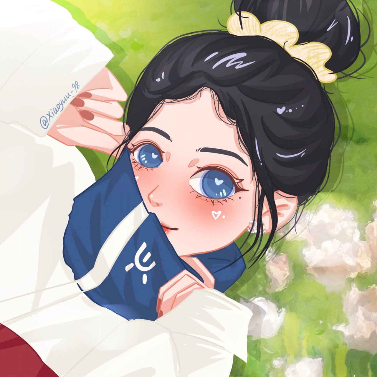 卡通头像|鞠婧祎丸子头甜妹头像