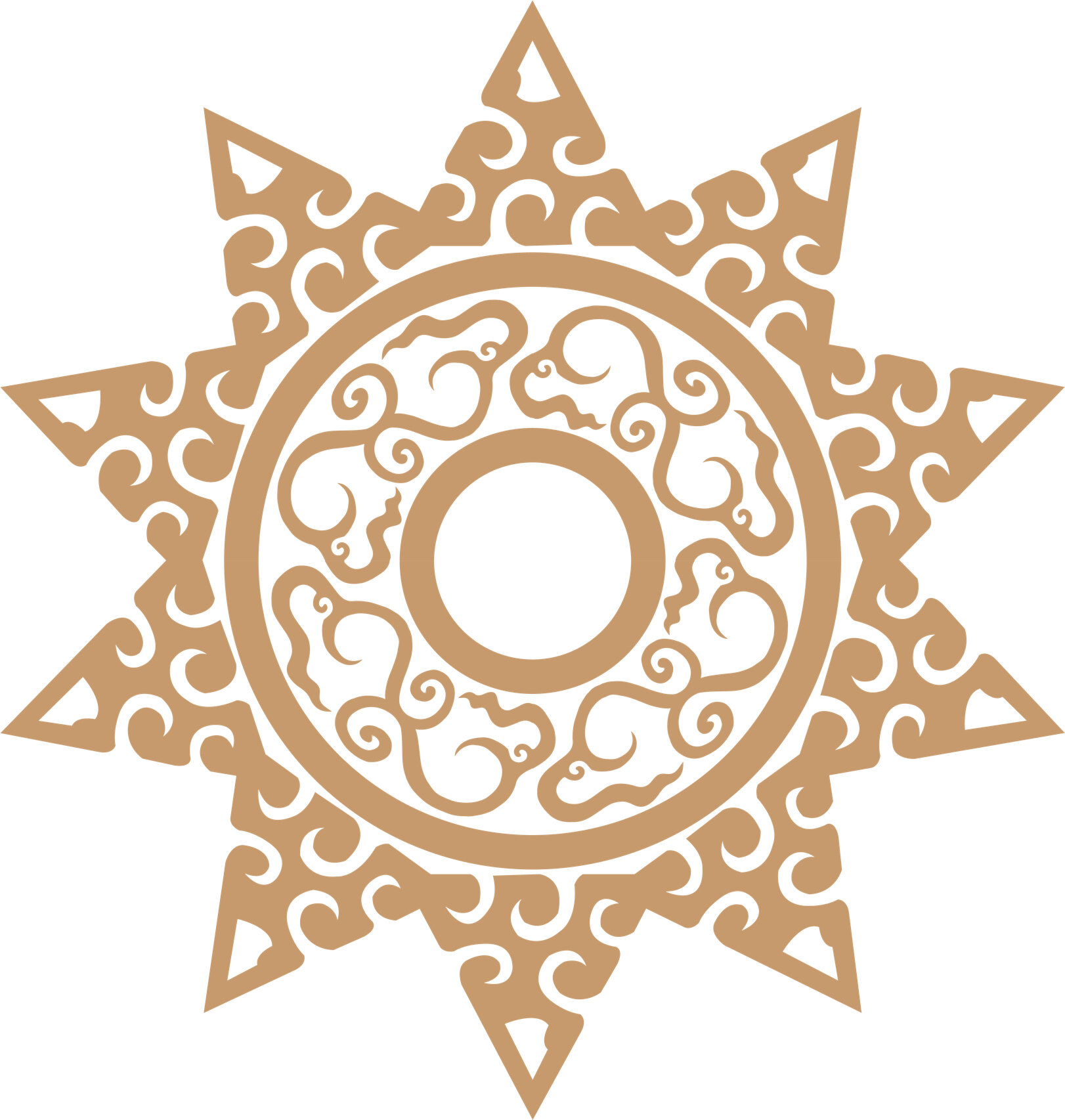 放射形图案纹样设计·新古典主义·传统改良