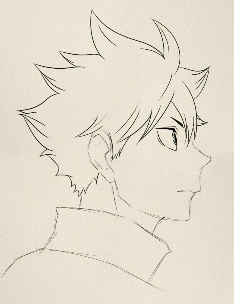 日向翔阳简笔画 #寻找小红书绘画大神# #日向翔阳# #排球少年# #二