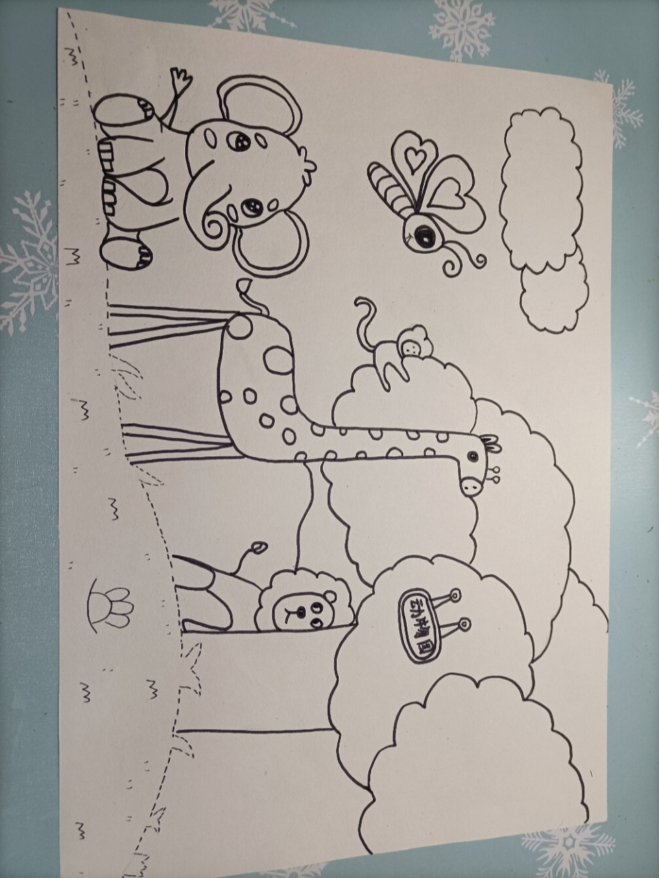 动物园简笔画 动物园简笔画