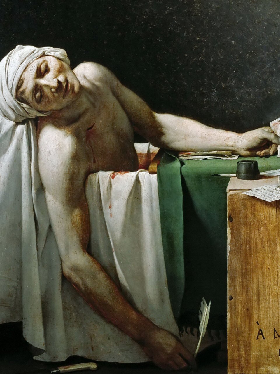今天你看画了吗|震动法国的刺杀案 96 《马拉之死》death of marat