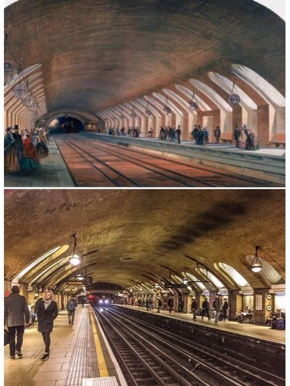 世界上最古老的地铁站,英国贝克街.