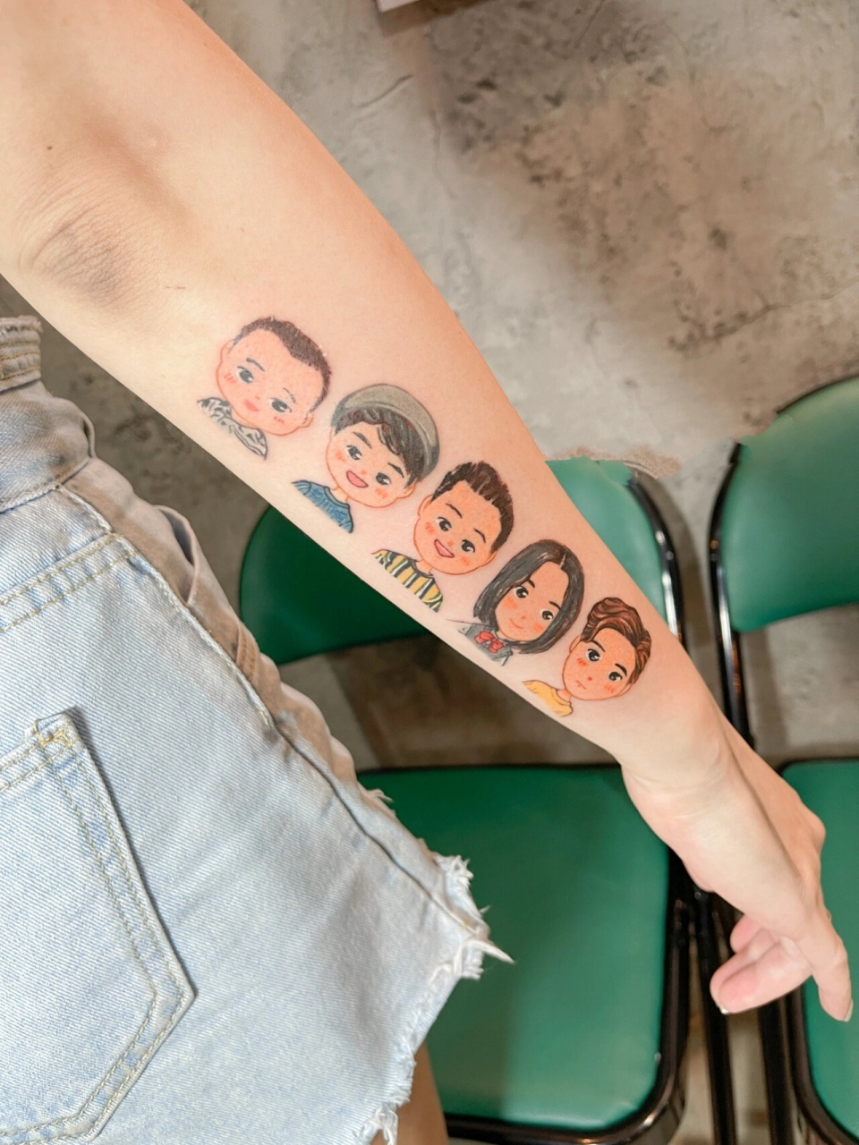 一家五口多么幸福91纹身是个很有意义的事… 全家福· q版 最有纪念