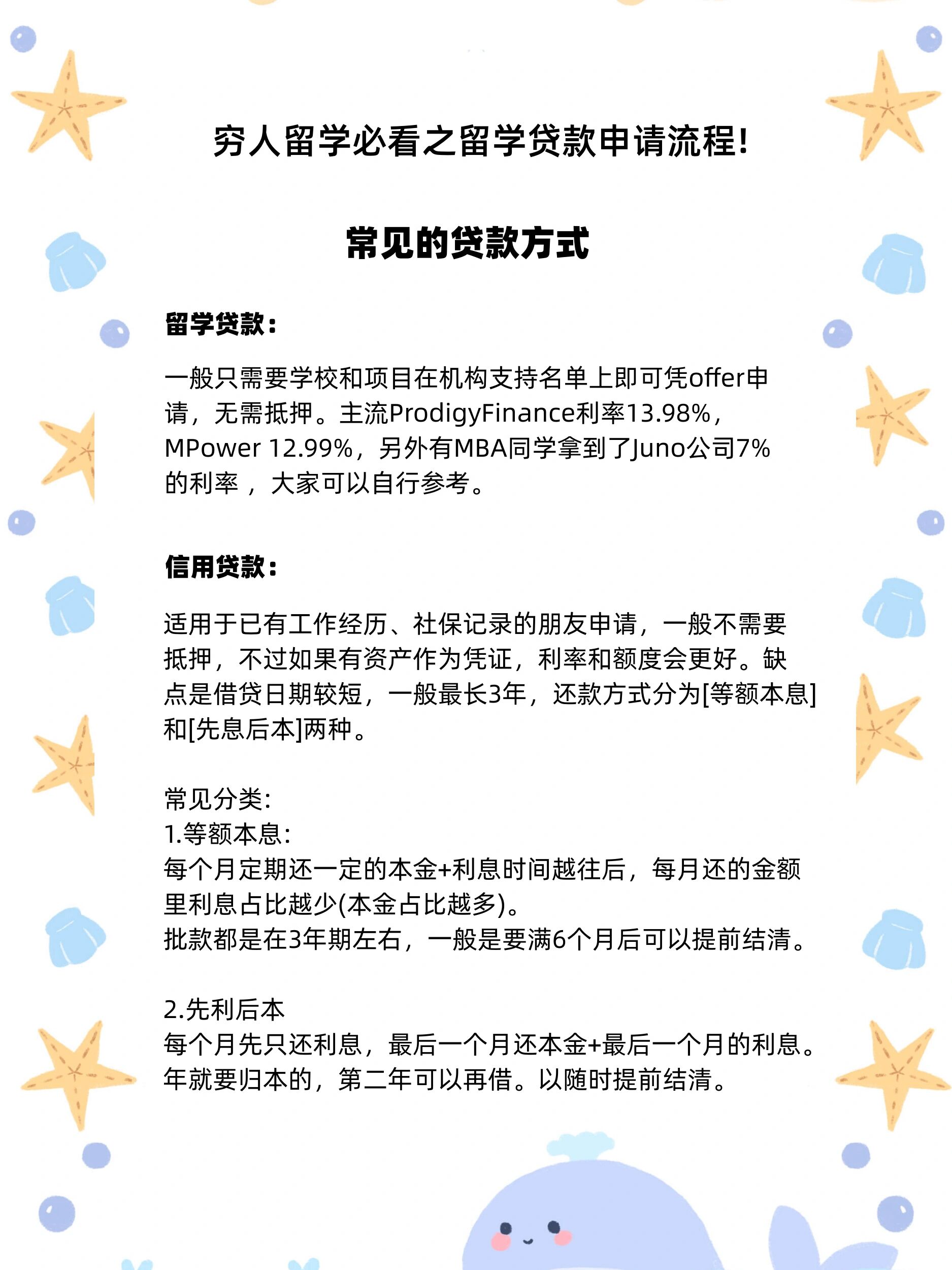 穷人留学必看之留学贷款