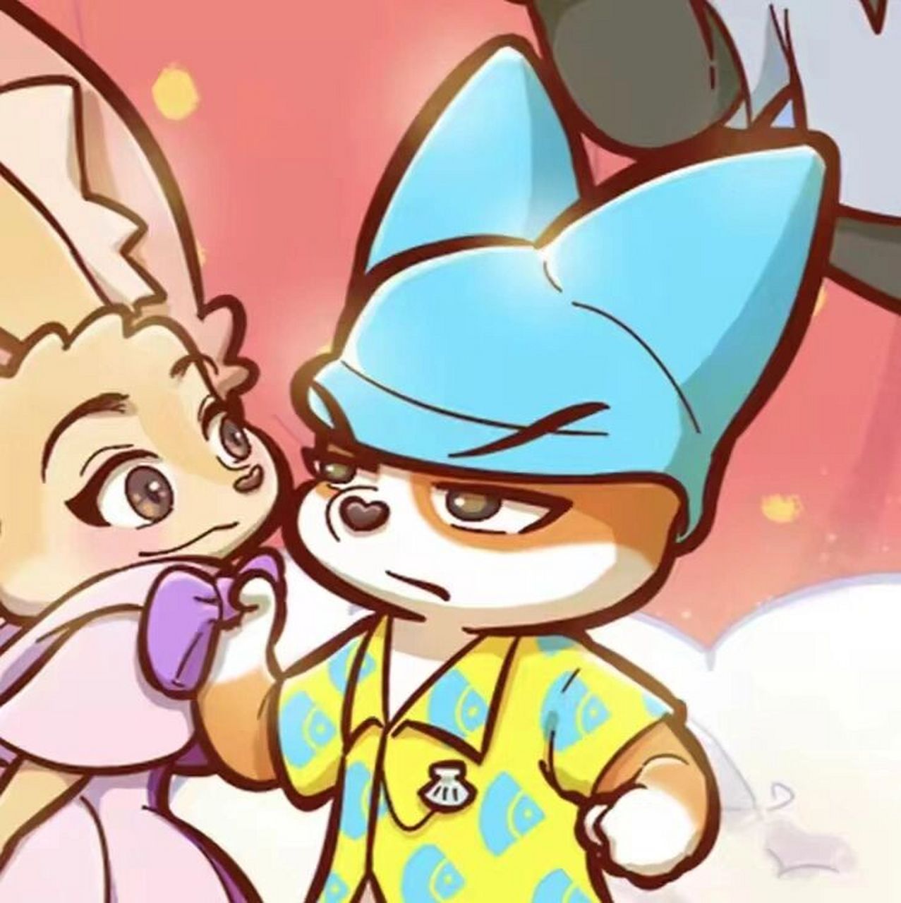 狐甜甜de头像呀 大侦探阿灯出2了,真的好爱狐甜甜.后面两组是cp头呀