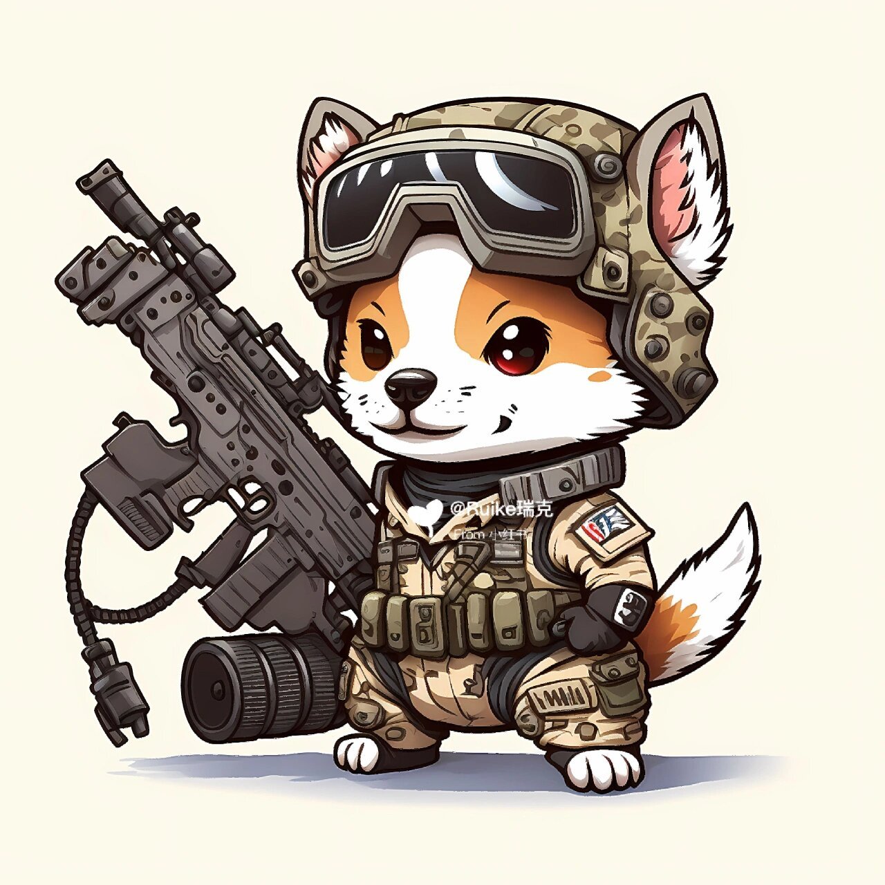 十二生肖卡通特种兵 十二生肖卡通特种兵来了,你的生肖帅不帅?