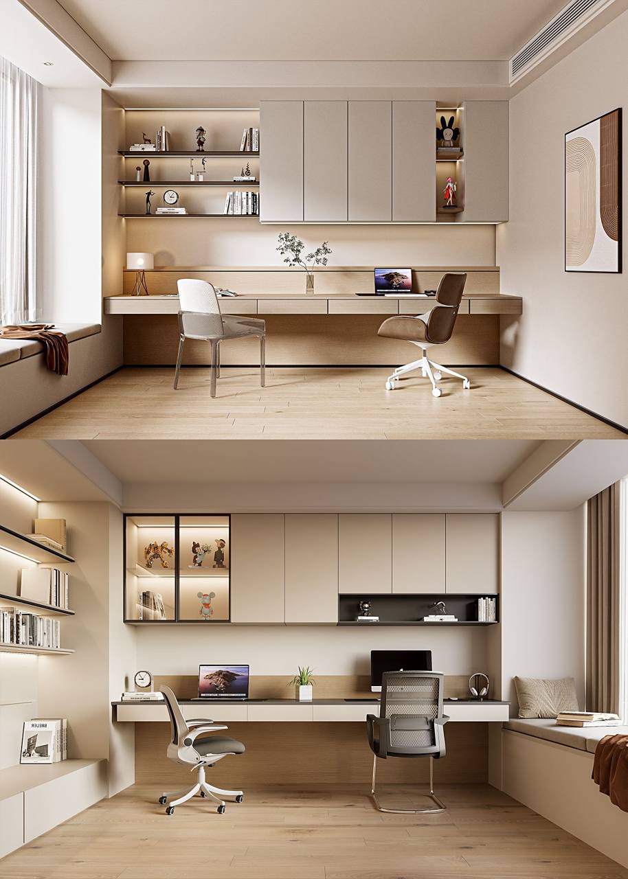 超炫酷双人电竞房设计来咯! #书房设计# 电竞房设计