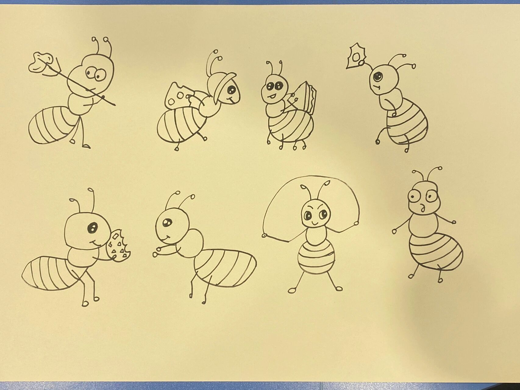 简笔画 蚂蚁的地下王国 蚂蚁92的地下王国