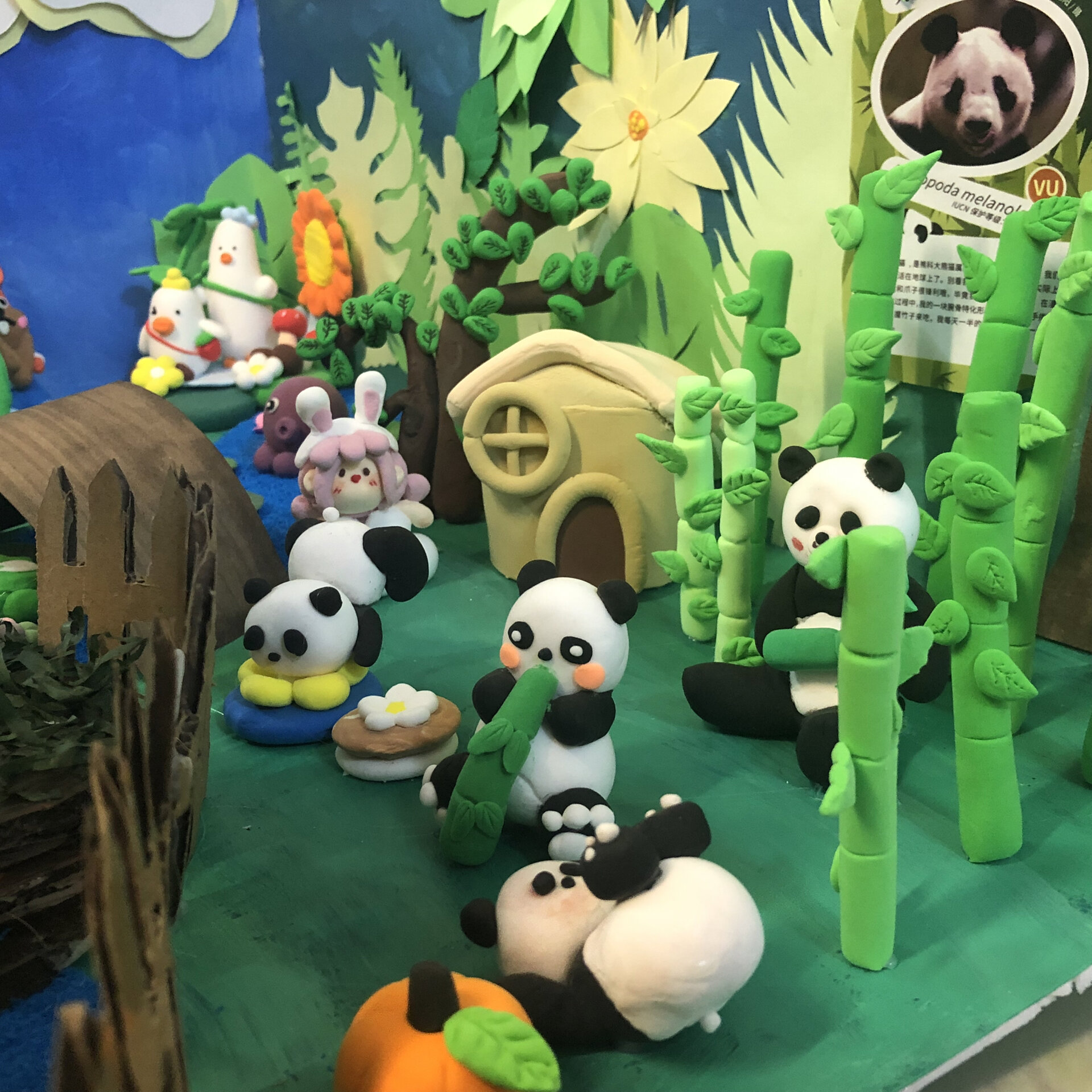 学前教育期末环创|超轻粘土动物主题 "动物驿站"🦔🐨🦓🐿🐼