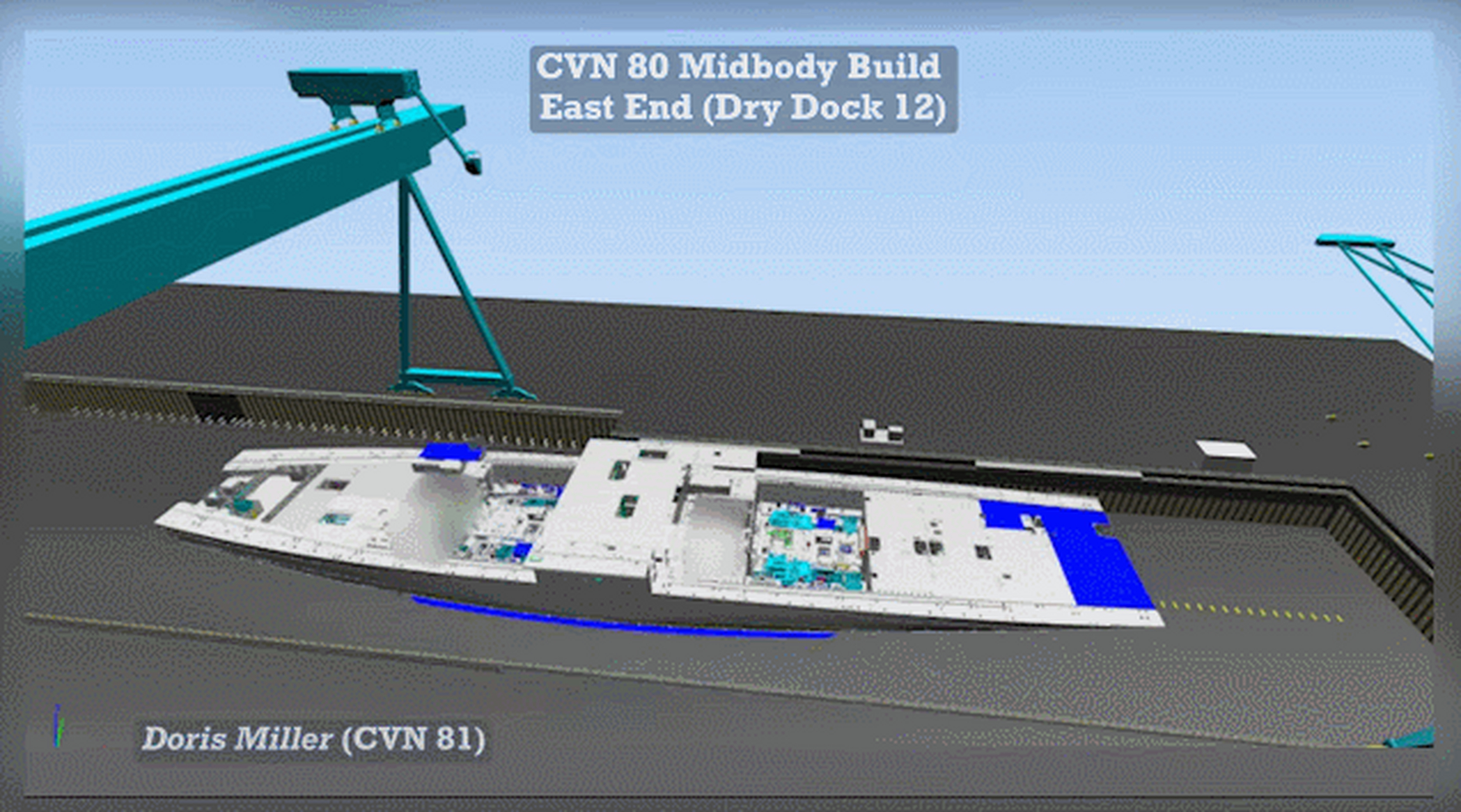 CVN80航母进度图片