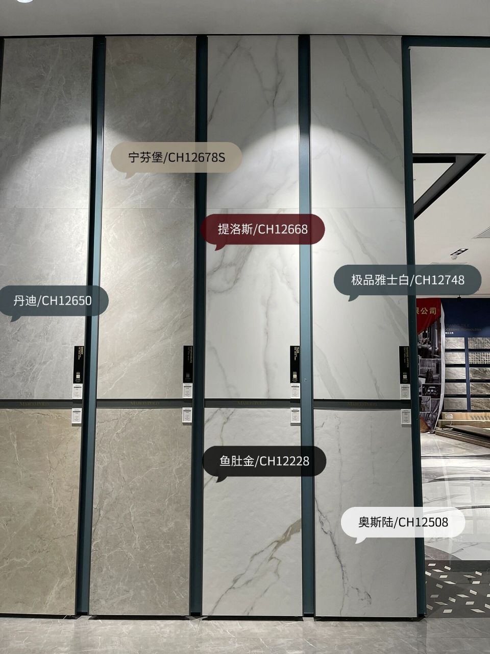 马可波罗瓷砖600x1200哑光～ 丹迪/ch12650 极品雅士白/ch12748 宁芬